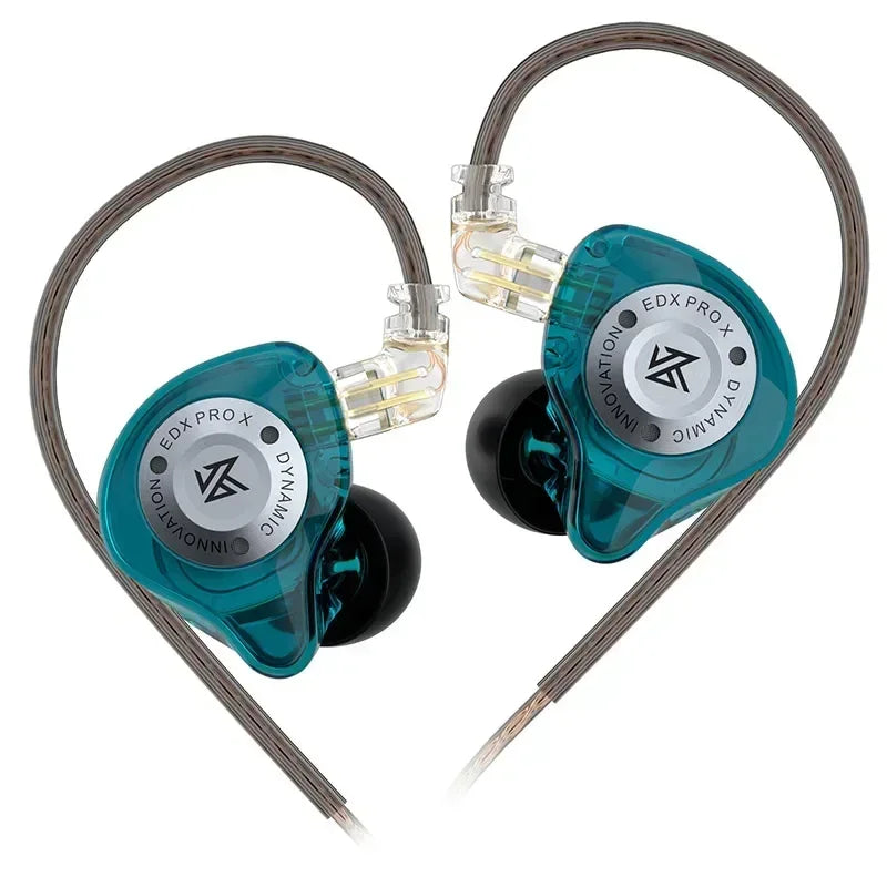 KZ EDX PRO X Wired Earphones – HiFi Dynamic In-Ear Headphones with Microphone & Detachable Cable