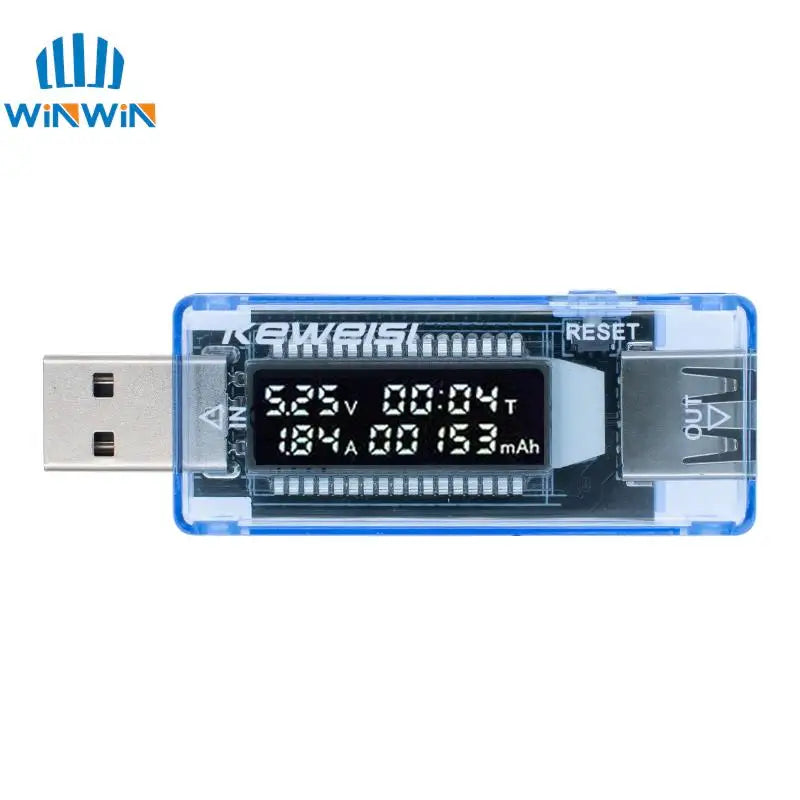 USB Voltage & Current Meter – Battery Capacity Tester & Power Bank Charger Monitor
