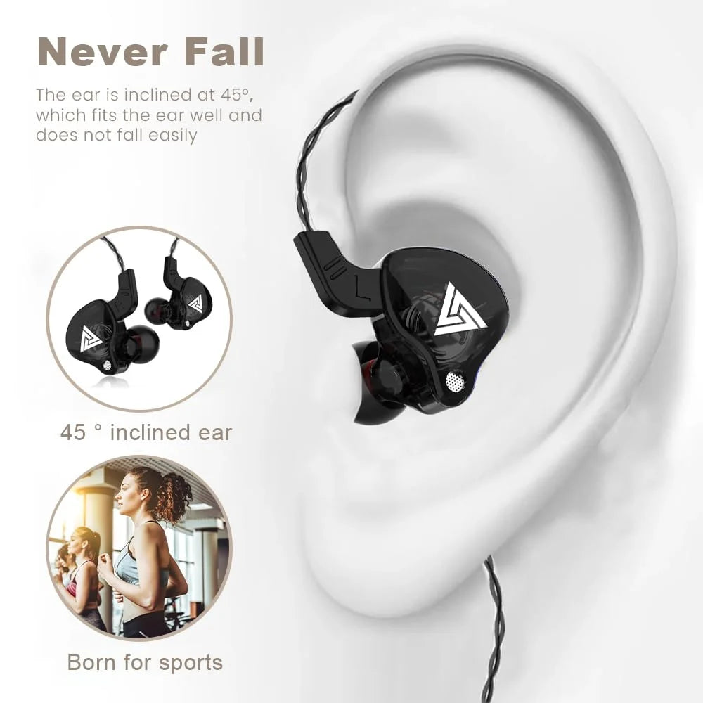 AK6 Wired Gaming Earbuds – 3.5mm In-Ear Headphones with Microphone & Noise Isolation