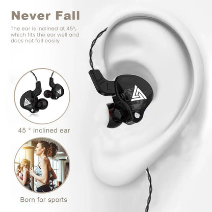 AK6 Wired Gaming Earbuds – 3.5mm In-Ear Headphones with Microphone & Noise Isolation