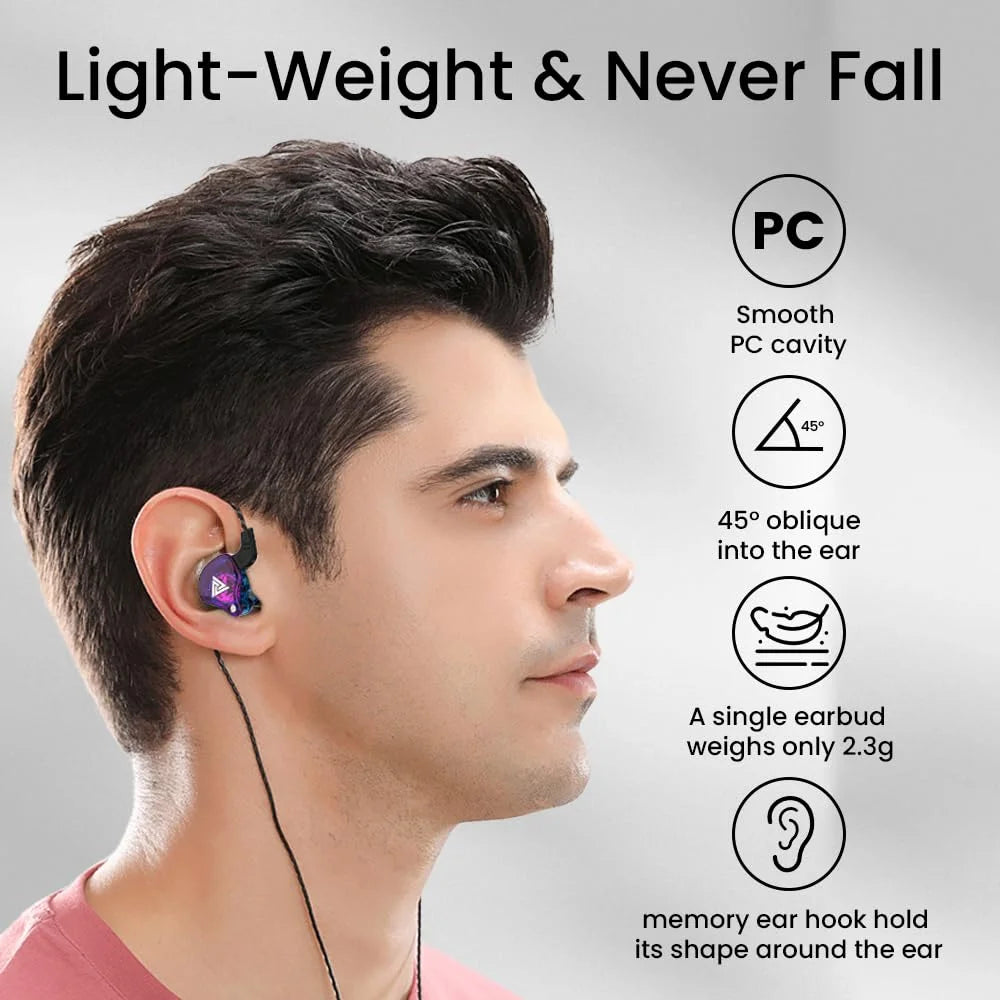 AK6 Wired Gaming Earbuds – 3.5mm In-Ear Headphones with Microphone & Noise Isolation
