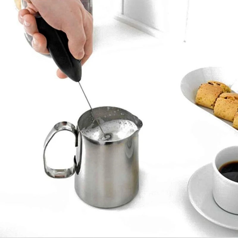 BALASHOV Mini Milk Frother – Handheld Electric Coffee Whisk & Egg Beater for Cappuccino and Drinks