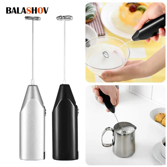 BALASHOV Mini Milk Frother – Handheld Electric Coffee Whisk & Egg Beater for Cappuccino and Drinks