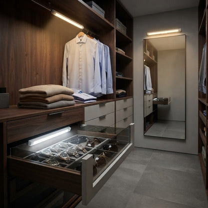 Rechargeable Motion Sensor LED Light – Type-C Cabinet, Wardrobe & Stairway Light