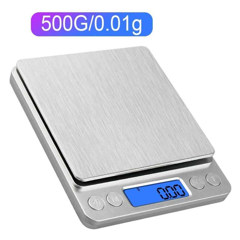 WanHenDa I2000 Digital Pocket Scale – 3kg Capacity with 0.1g/0.01g Precision