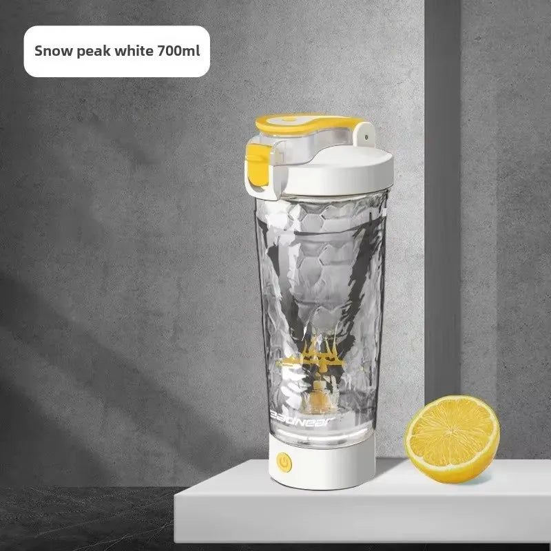 Portable Electric Blender Cup – Rechargeable USB Protein Shaker & Smoothie Maker for Gym, Travel & Outdoors