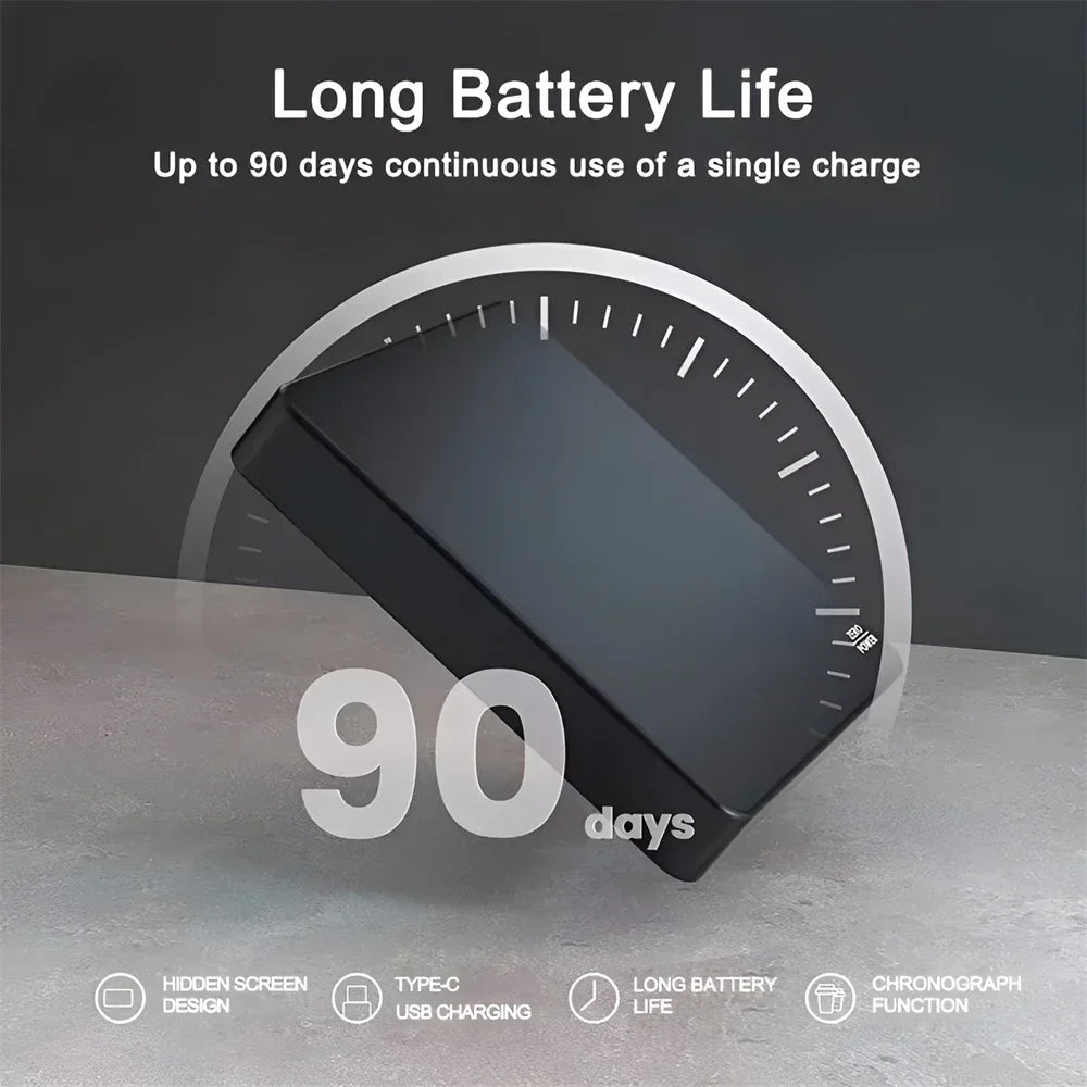Digital Coffee Scale with Timer – LED Display, Silicone Pad & USB Charging