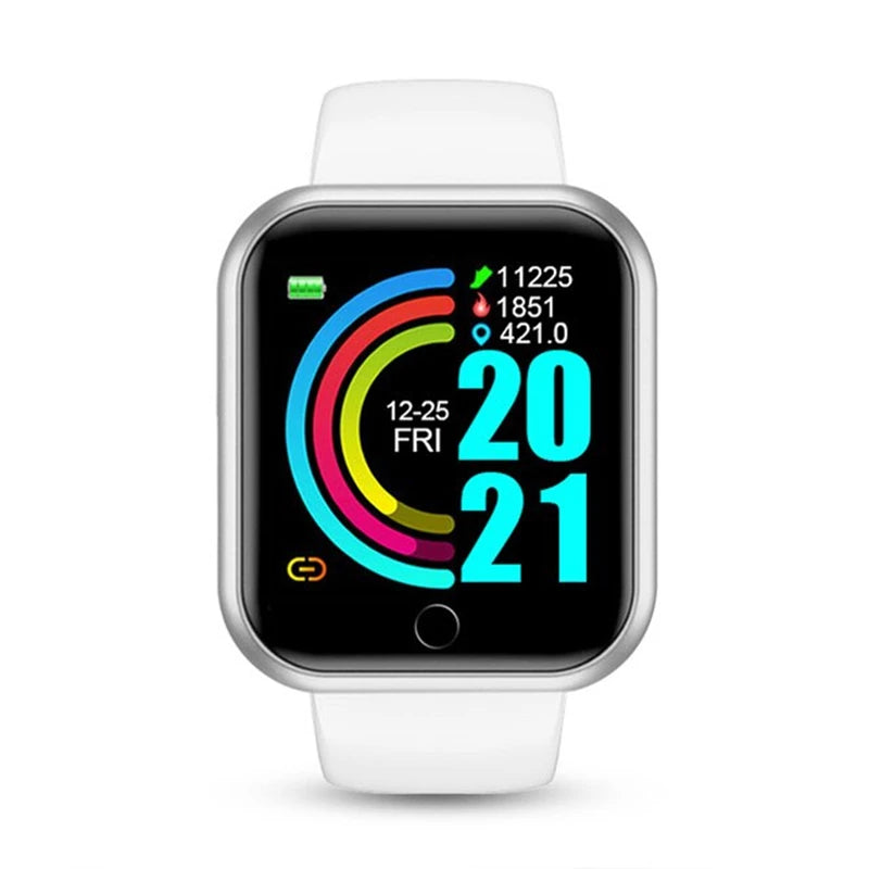 Y68 D20 Smartwatch – Fitness Activity Tracker with Step & Sleep Monitoring, Music Control & Alarm