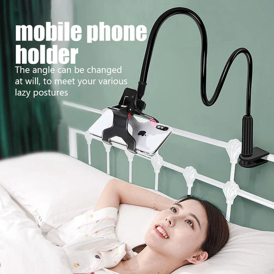 Universal Flexible Phone Holder – Adjustable Lazy Stand & Clip Mount for Bed, Desk & Home