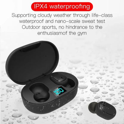 TWS E6S Wireless Bluetooth Earbuds – Noise-Cancelling Headphones with Microphone
