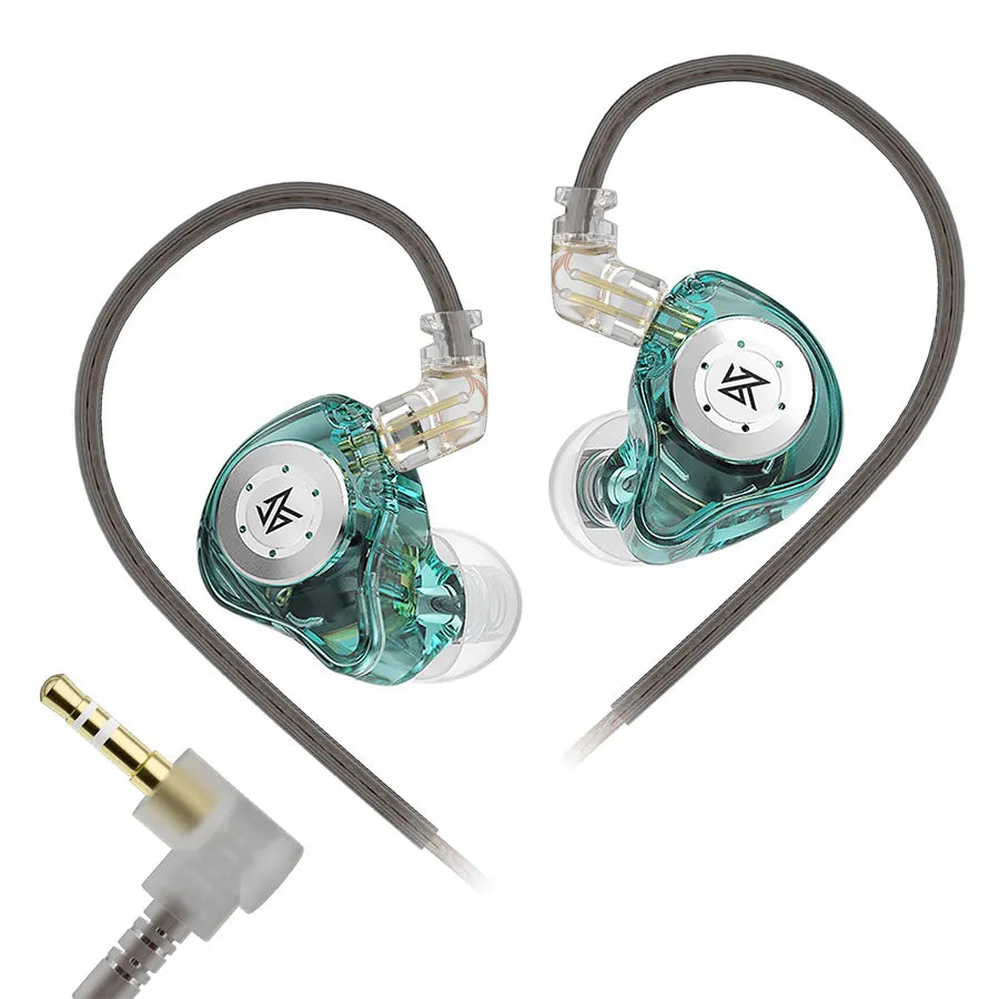 KZ EDX Pro Wired Earphones – In-Ear Monitor Headphones with Dynamic Driver & Microphone