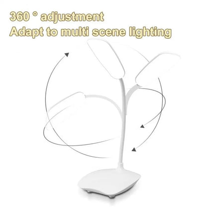 LED Desktop Desk Lamp – USB-Powered Reading Light for Bedroom, Study & Bedside