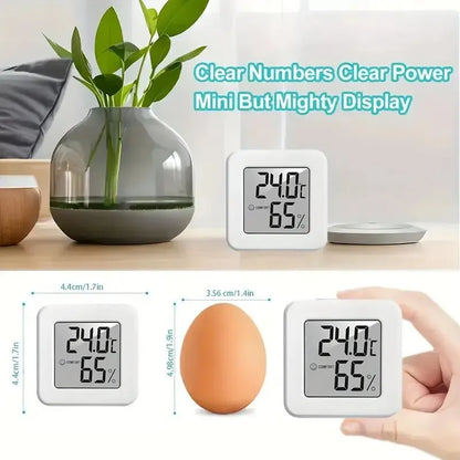 Mini Digital Temperature & Humidity Meter – Portable Indoor Thermometer & Hygrometer with LCD Display