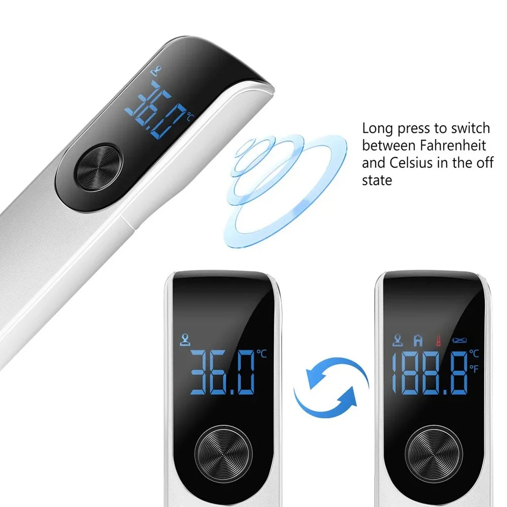 Digital IR Fever Thermometer & Mini Pulse Oximeter – Non-Contact Body Temperature & Blood Oxygen Monitor
