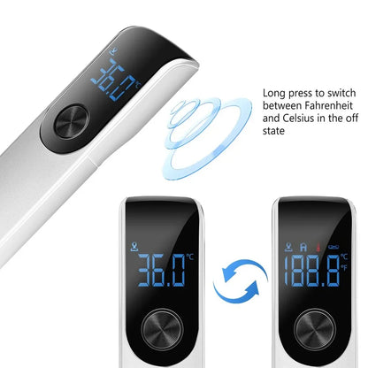 Digital IR Fever Thermometer & Mini Pulse Oximeter – Non-Contact Body Temperature & Blood Oxygen Monitor