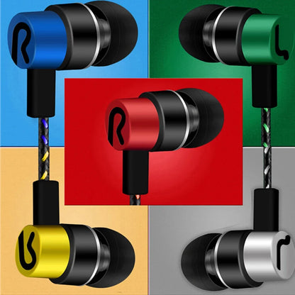 3.5mm Wired In-Ear Earbuds – Stereo Bass Headphones with Noise-Reducing Design