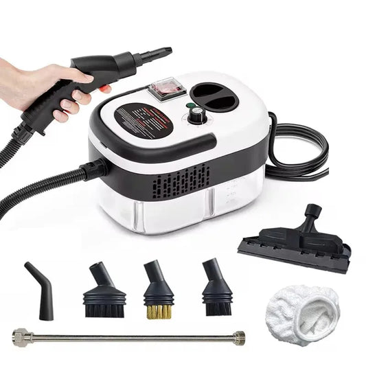 Portable Handheld Steam Cleaner High Temperature Pressurized Steam Cleaning Machine With Brush Heads For Kitchen Car