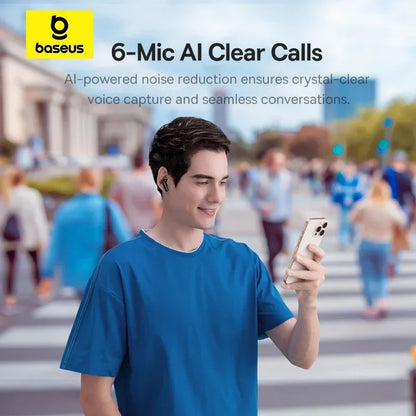 Baseus EP10 Pro ANC Earbuds – Bluetooth 6.0 Wireless Earphones with 50dB Adaptive ANC & LDAC
