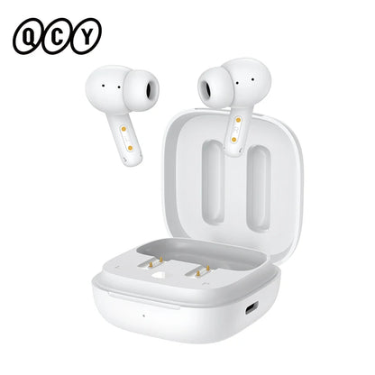 QCY T13 ANC Wireless Earbuds – Bluetooth 5.3 with 4-Mic ENC, Transparency Mode & 30-Hour Battery