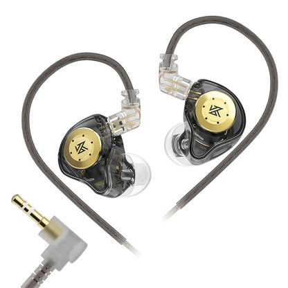 KZ EDX Pro Wired Earphones – In-Ear Monitor Headphones with Dynamic Driver & Microphone