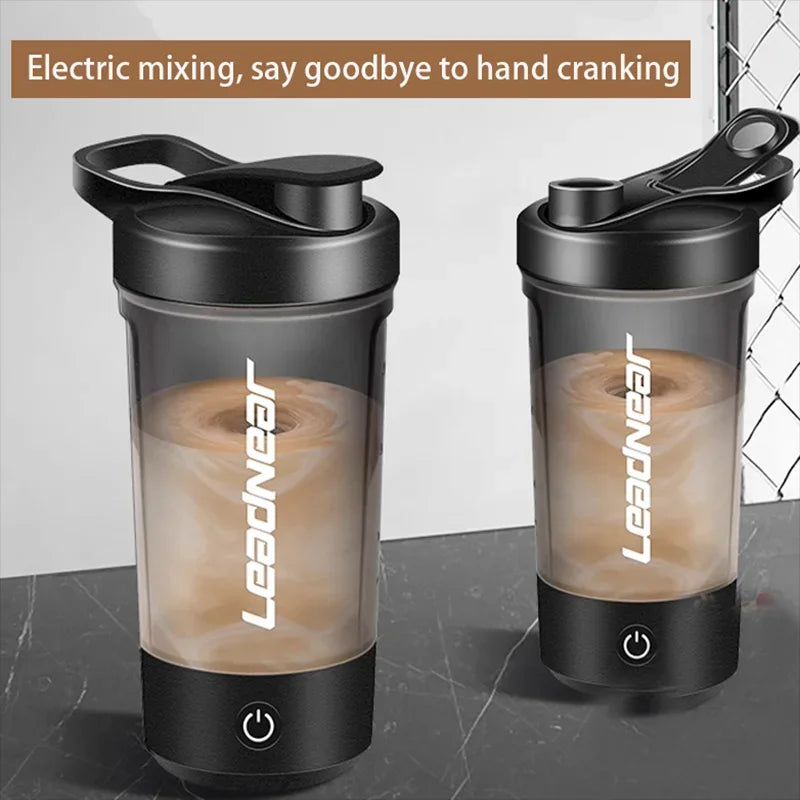 Portable Electric Blender Cup – Rechargeable USB Protein Shaker & Smoothie Maker for Gym, Travel & Outdoors
