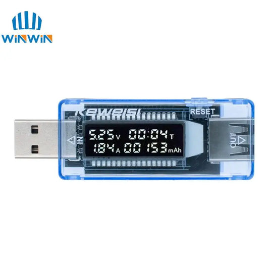 USB Voltage & Current Meter – Battery Capacity Tester & Power Bank Charger Monitor