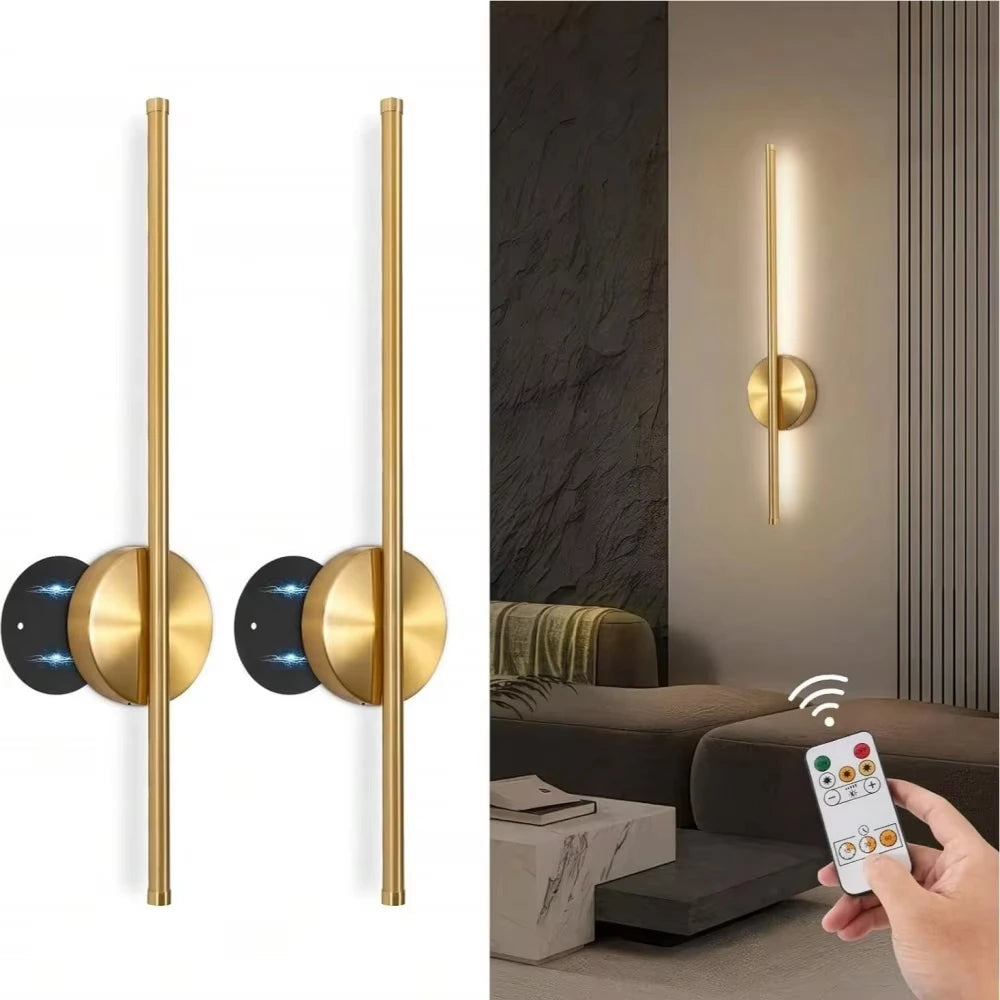 Magnetic Rechargeable LED Wall Lamp – Dimmable Wireless Light for Bedroom & Hallway