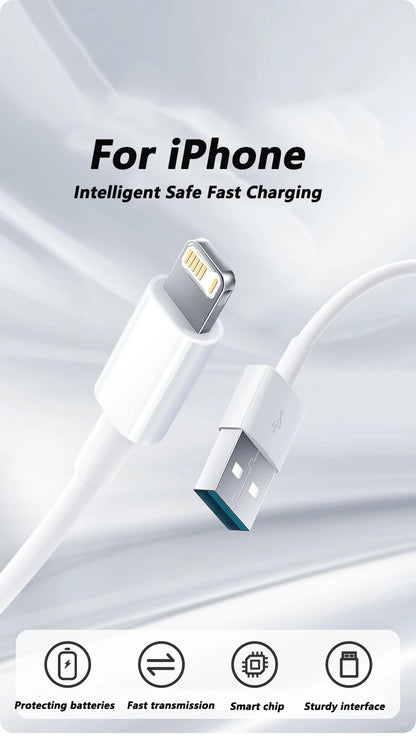 35W USB-C PD Fast Charging Cable – Type-C Charging & Data Cable for iPhone & Compatible Devices