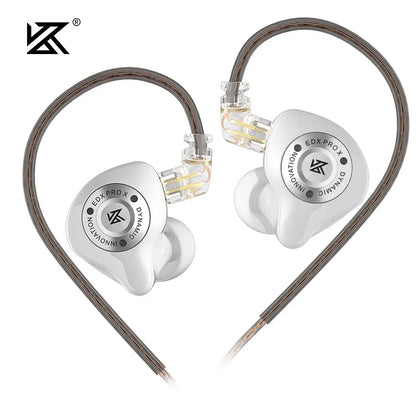 KZ EDX PRO X IEM Earphones – Wired HiFi In-Ear Monitors with 10mm Dynamic Driver & Microphone