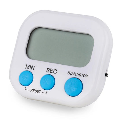 Digital Kitchen Timer – 99-Minute Countdown with Magnetic Back & Stand