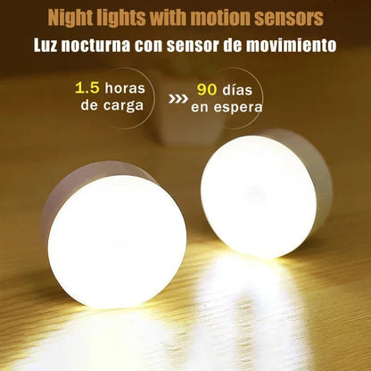 RTONTR Smart Sensor LED Night Light – Wireless Magnetic Motion & Touch Lamp