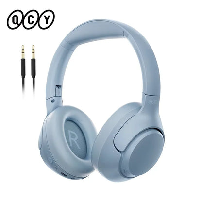 QCY H3 Wireless ANC Headphones – 43dB Hybrid Noise Cancellation, Hi-Res Audio & 60-Hour Battery