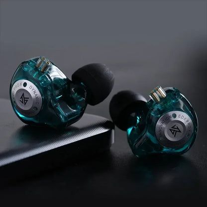 KZ EDX PRO X Wired Earphones – HiFi Dynamic In-Ear Headphones with Microphone & Detachable Cable