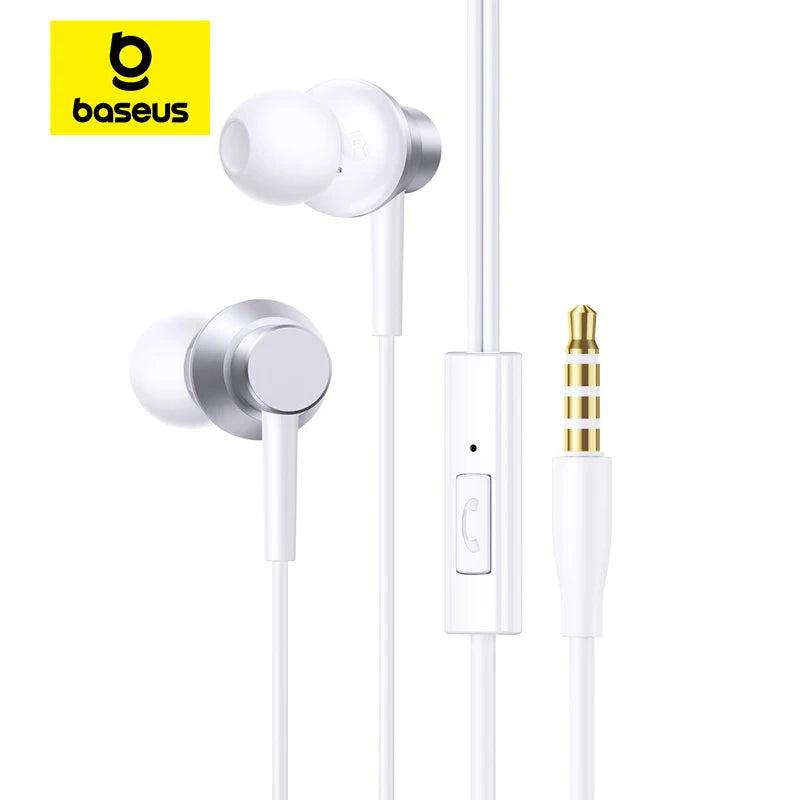 Baseus Encok CZ11/HZ11 Wired Earphones – Type-C In-Ear Headphones with Microphone & Volume Control