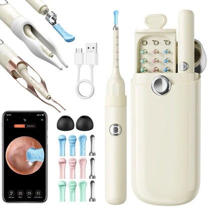 Smart Visual Ear Wax Cleaner with 800W HD Camera – Multi-Functional Ear Cleaning Tool