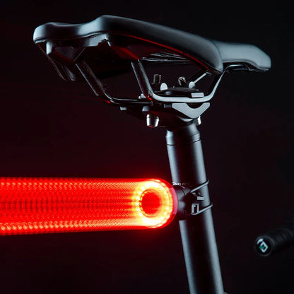 ROCKBROS Smart Bike Tail Light – IPX7 Waterproof Rechargeable Rear Light with Type-C Charging