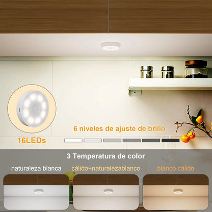 RTONTR Smart Sensor LED Night Light – Wireless Magnetic Motion & Touch Lamp