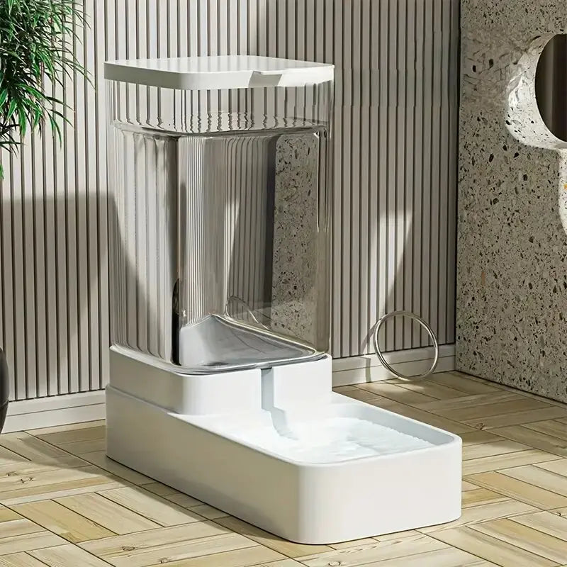 Automatic Dog Feeder & Water Dispenser – Gravity-Fed Food & Water Bowl Set