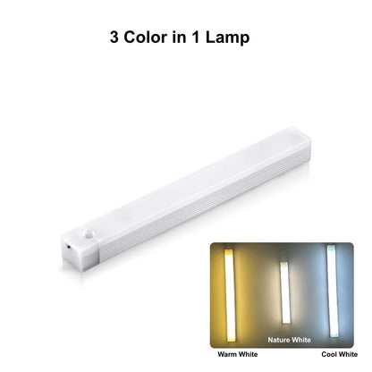Wireless Rechargeable Motion Sensor LED Bar Light – Magnetic Cabinet & Closet Light