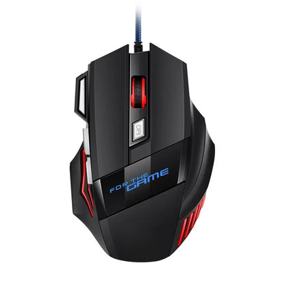 Hyperspeed USB Gaming Mouse – 7D Ergonomic Wired Mouse with RGB Backlighting