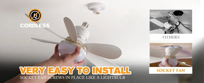 40W LED Ceiling Fan Light – Dimmable E27 Fixture with Remote Control, 85–265V