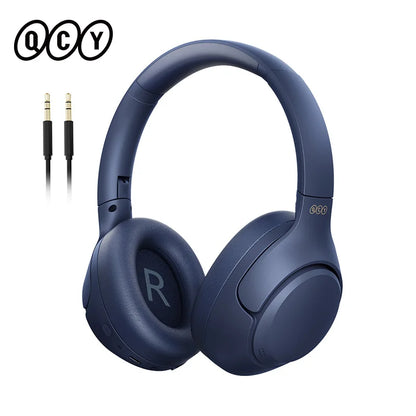 QCY H3 Wireless ANC Headphones – 43dB Hybrid Noise Cancellation, Hi-Res Audio & 60-Hour Battery