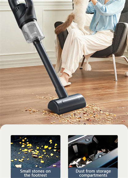 50000Pa Cordless Handheld Vacuum Cleaner – Portable Rechargeable Vacuum for Home, Car & Pets