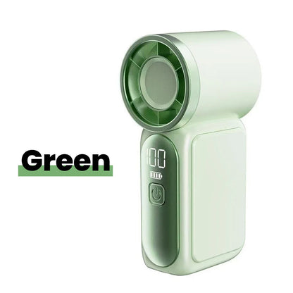 Portable Handheld Mini Fan – 5-Speed Rechargeable Fan with Type-C Charging & Digital Display