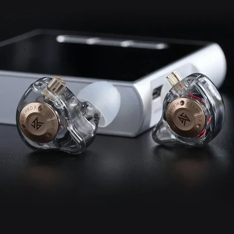 KZ EDX PRO X Wired Earphones – HiFi Dynamic In-Ear Headphones with Microphone & Detachable Cable