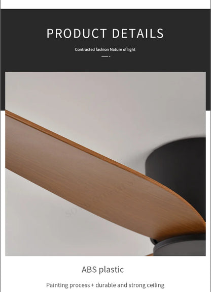Low-Profile Modern BLDC Ceiling Fan – Remote-Controlled Ventilation Fan for Home