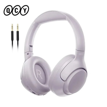 QCY H3 Wireless ANC Headphones – 43dB Hybrid Noise Cancellation, Hi-Res Audio & 60-Hour Battery