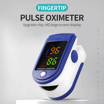 Infrared Forehead Thermometer & Fingertip Pulse Oximeter – Non-Contact Temperature & Blood Oxygen Monitor