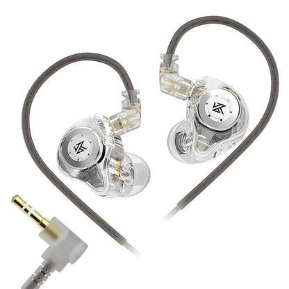 KZ EDX Pro Wired Earphones – In-Ear Monitor Headphones with Dynamic Driver & Microphone