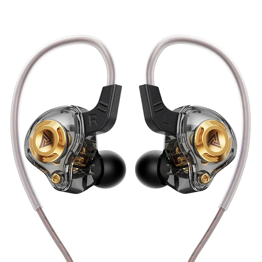 QKZ AK6 Wired Earphones – In-Ear Stereo Headphones with Dynamic Drivers & Microphone